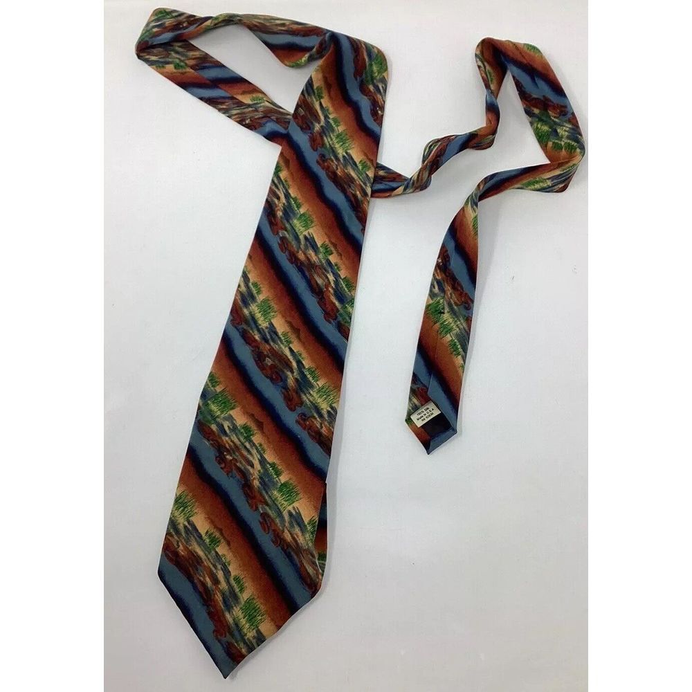 Jerry Garcia Grateful Dead Vintage Tie‎ 100% Silk Made In USA
